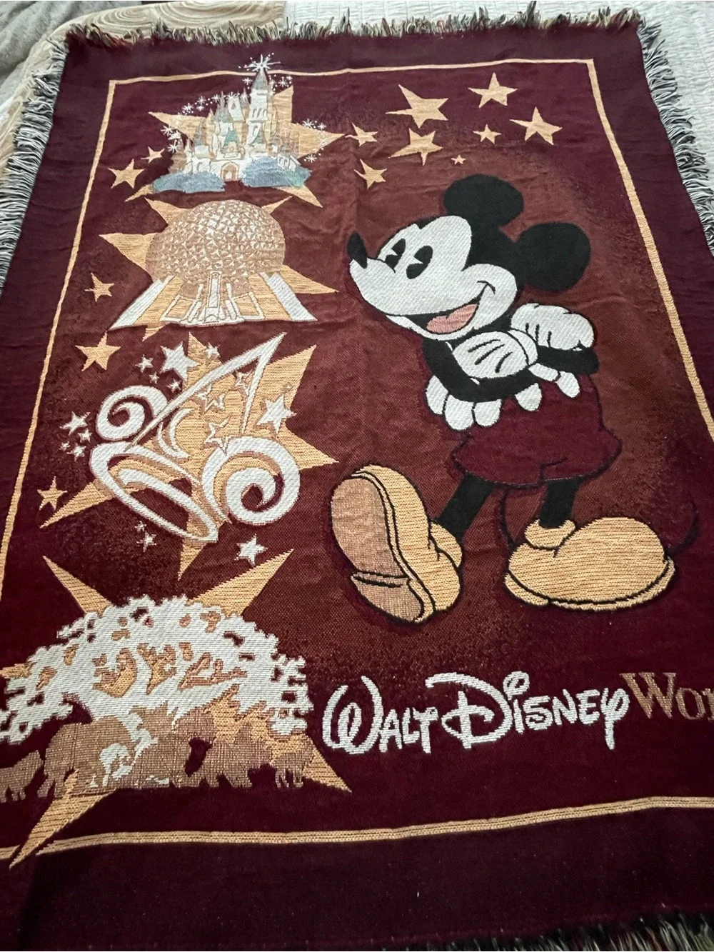 ✨ Walt Disney World Throw Blanket – Like New! ✨